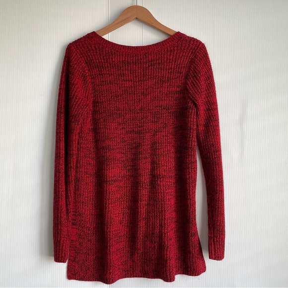 Torrid Deep Red V-Neck Sweater - Picture 8 of 9